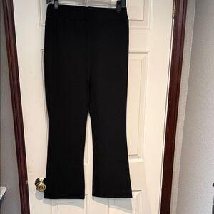 ANTHROPOLOGIE MAEVE BLACK FLARE PANTS